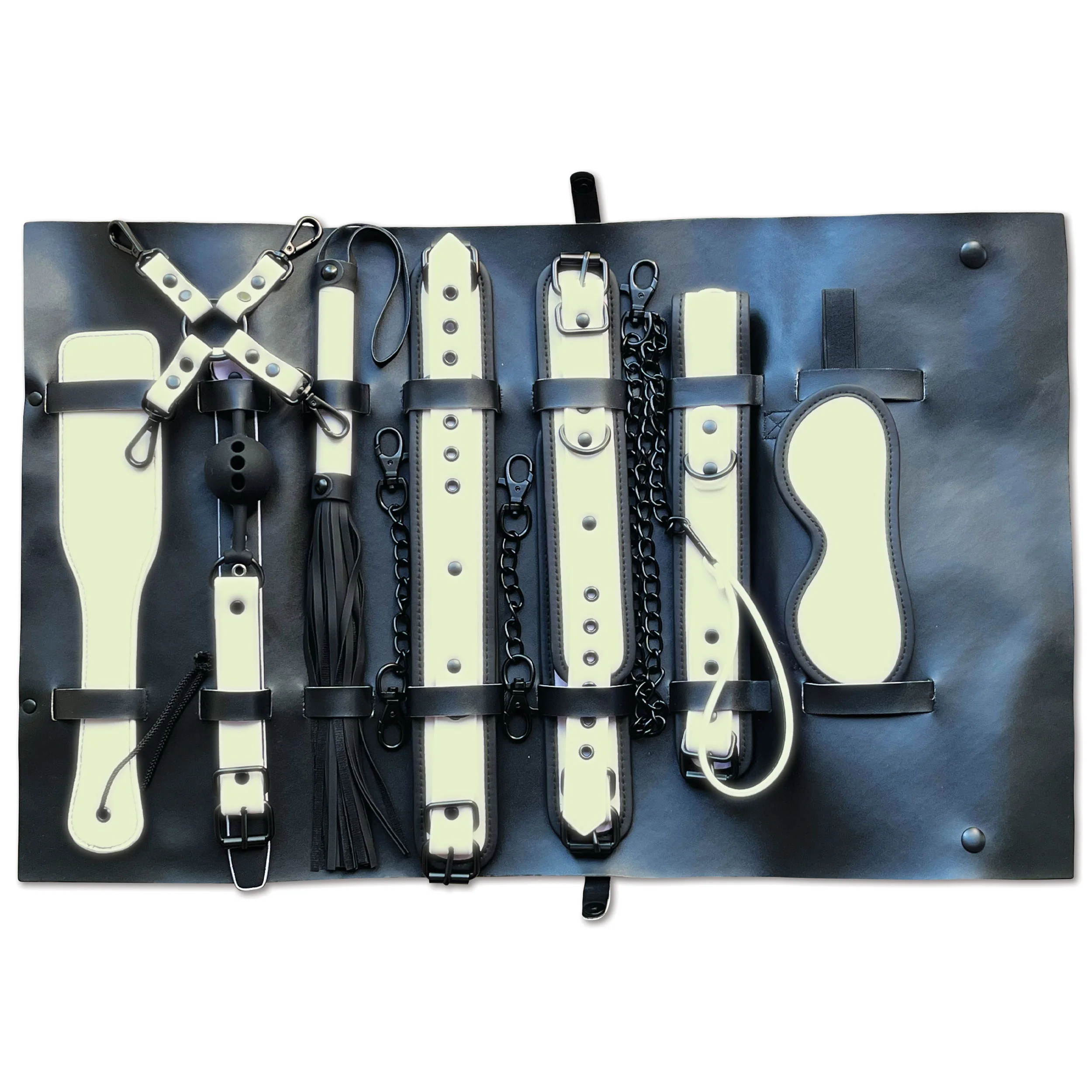Fetish Pleasure Play Attaché Bondage Kit - Purple