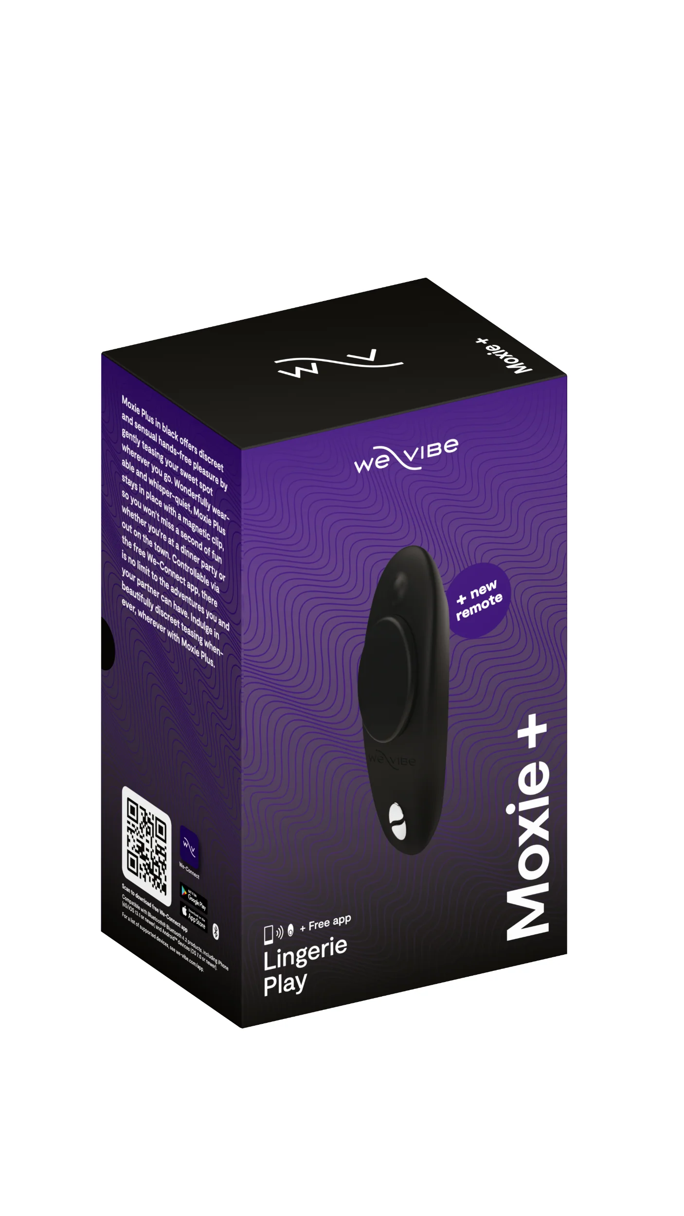 We-Vibe Moxie+ Panty Vibrator - Black