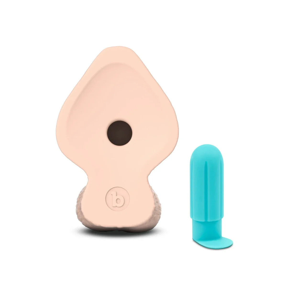 31-b-vibe-slipskin-8-realistic-silicone-dildo-in-girthy-cream-6.webp b-Vibe SlipSkin 8" Realistic Silicone Dildo in Girthy Cream