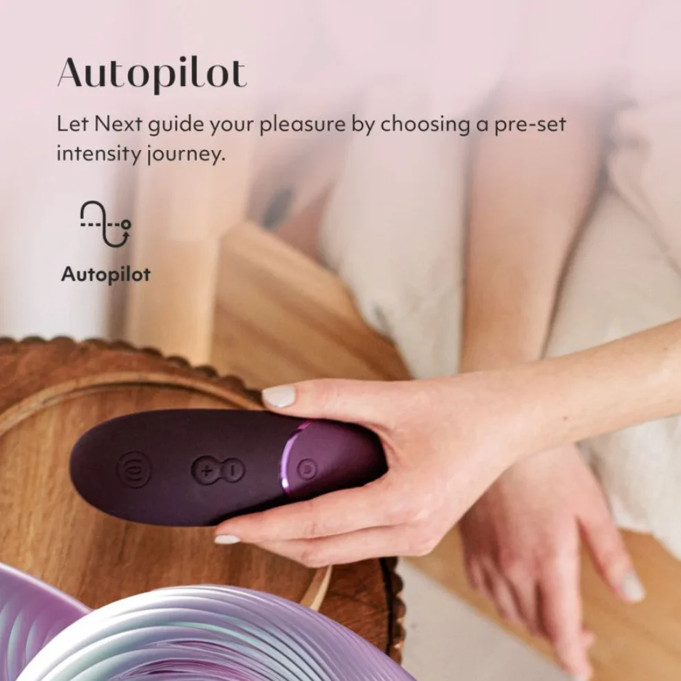 Womanizer Next Clitoral 3D Pleasure Air Stimulator - Purple