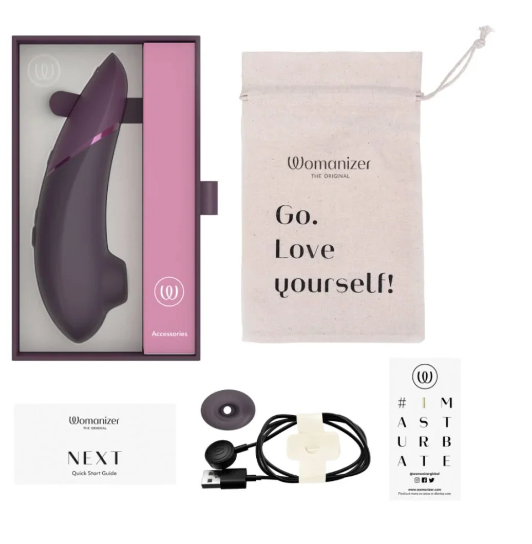 Womanizer Next Clitoral 3D Pleasure Air Stimulator - Purple