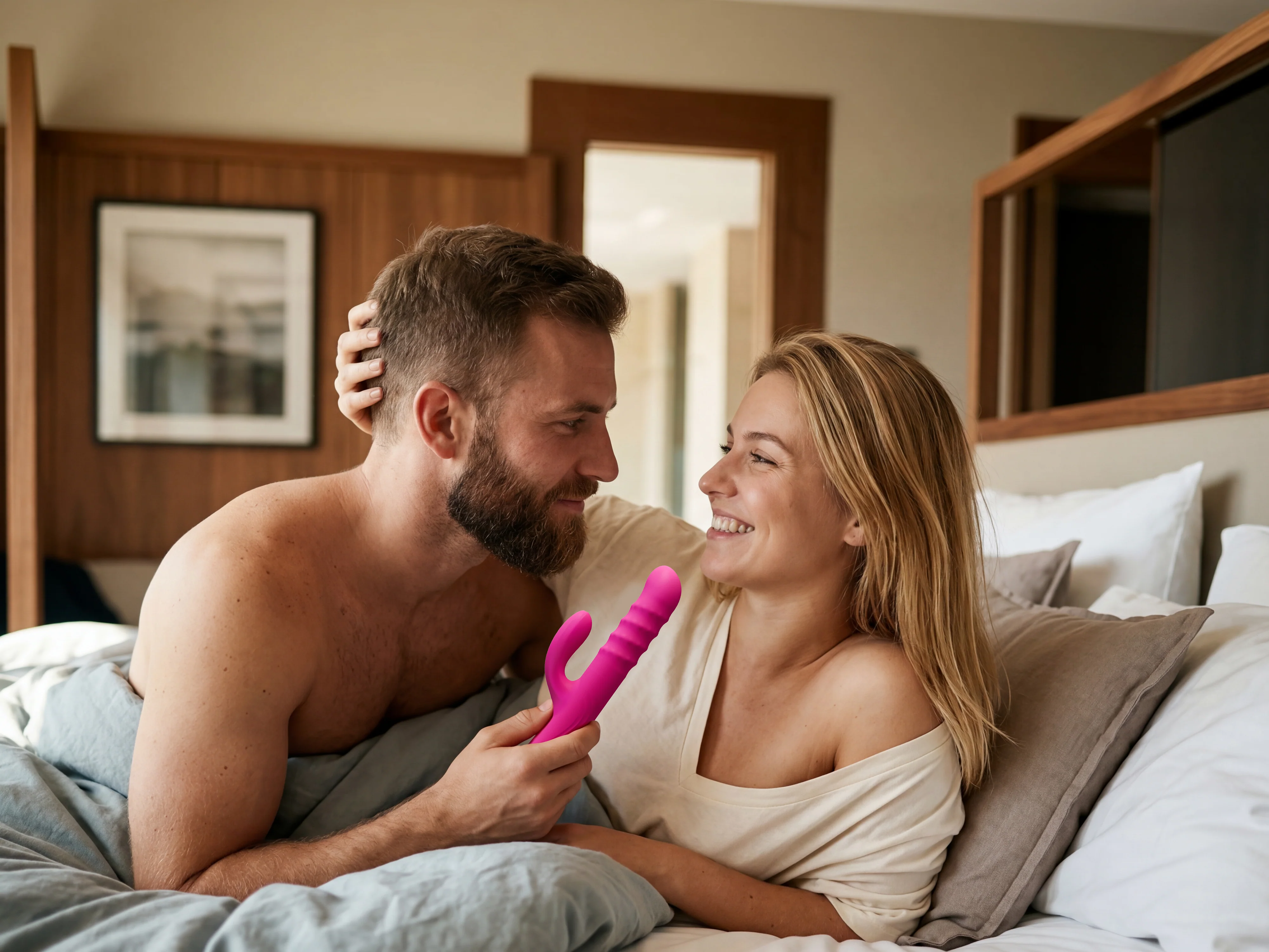Lovense Velvo Rolling Bead Rabbit Vibrator with Dual Control & App Sync