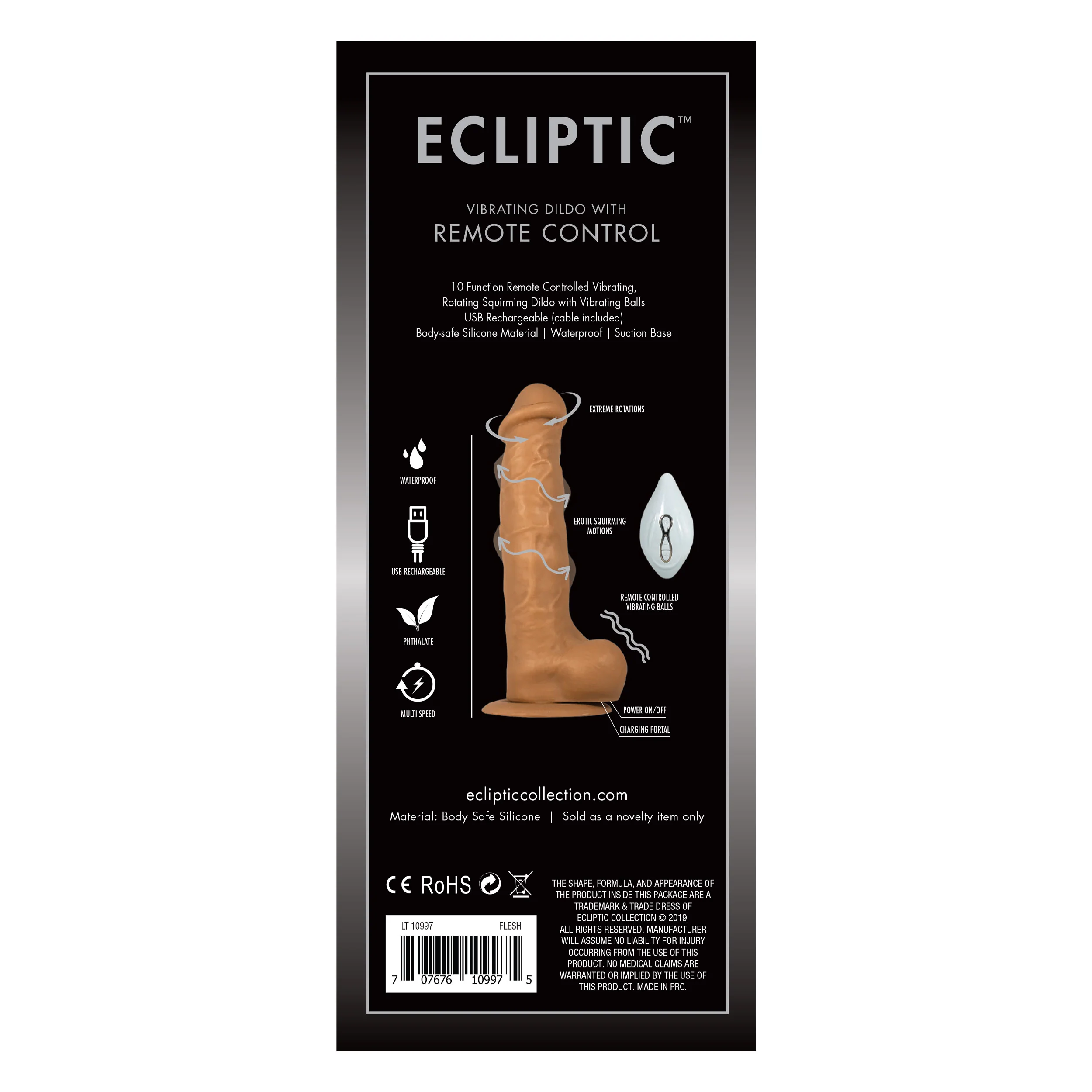 Ecliptic Long Writhe Dildo