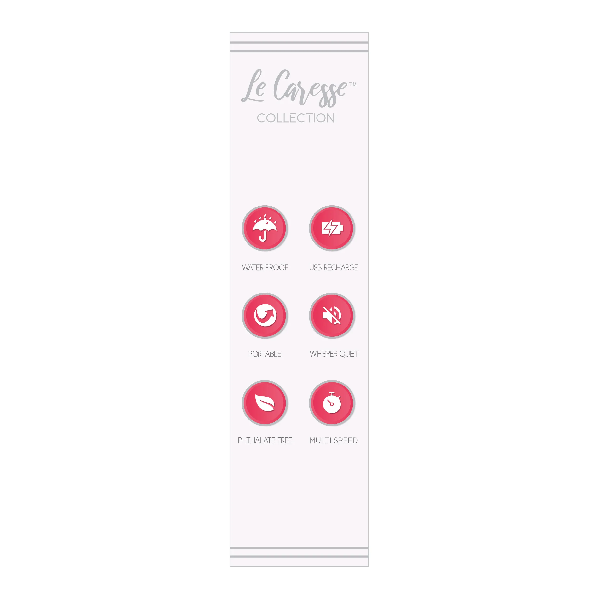 Le Caresse Vaciller Triple Function Super Soft Vibrator in Purple