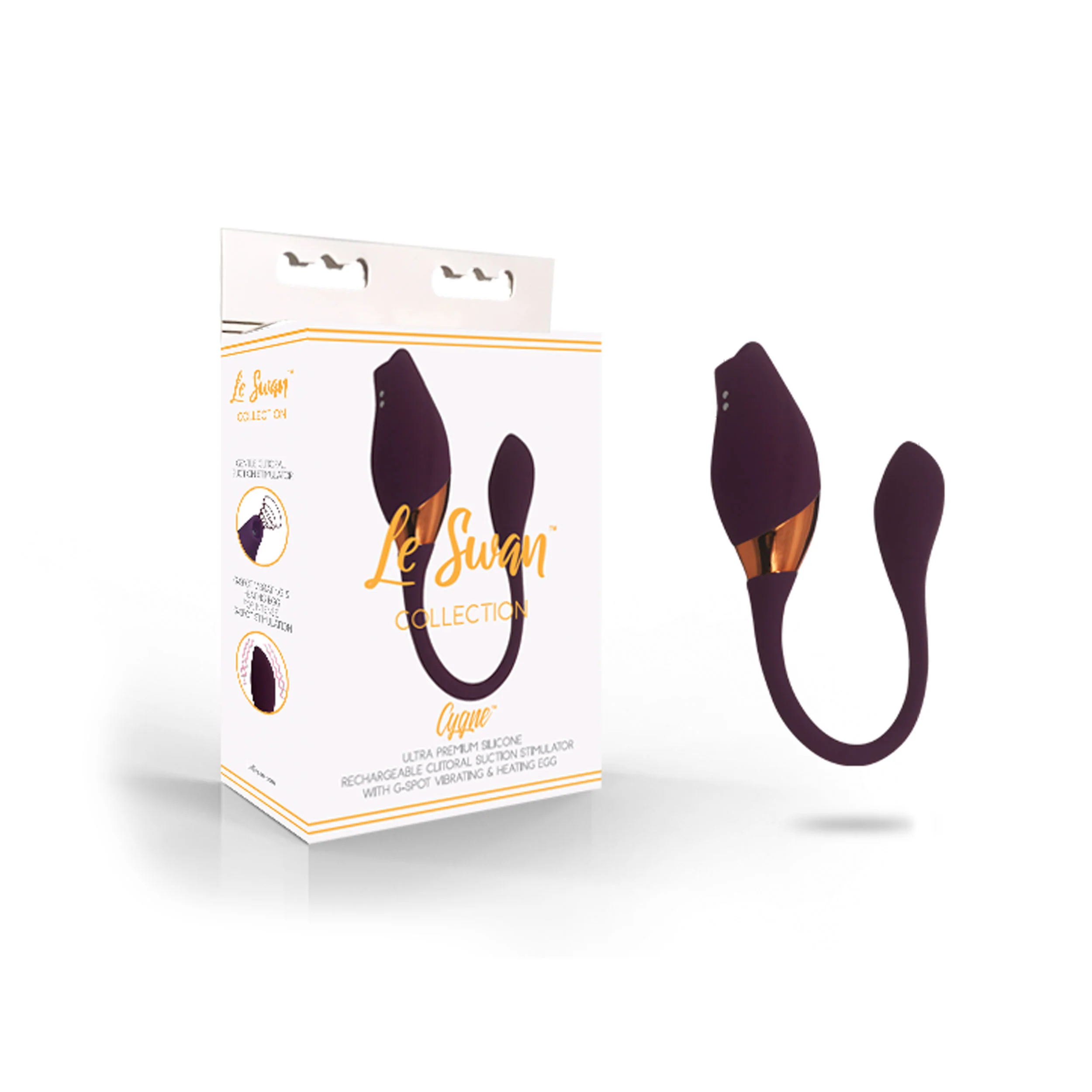 Le Swan Suction Vibe with Heating Egg