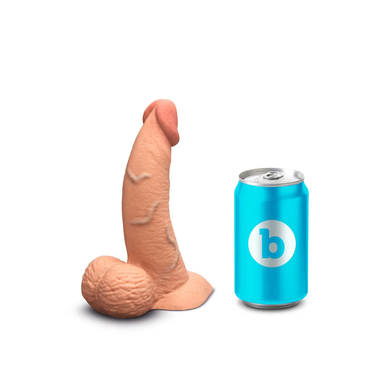 38-b-vibe-slipskin-6.5-realistic-silicone-dildo-in-curvy-mocha-4.webp b-Vibe SlipSkin 6.5" Realistic Silicone Dildo in Curvy Mocha