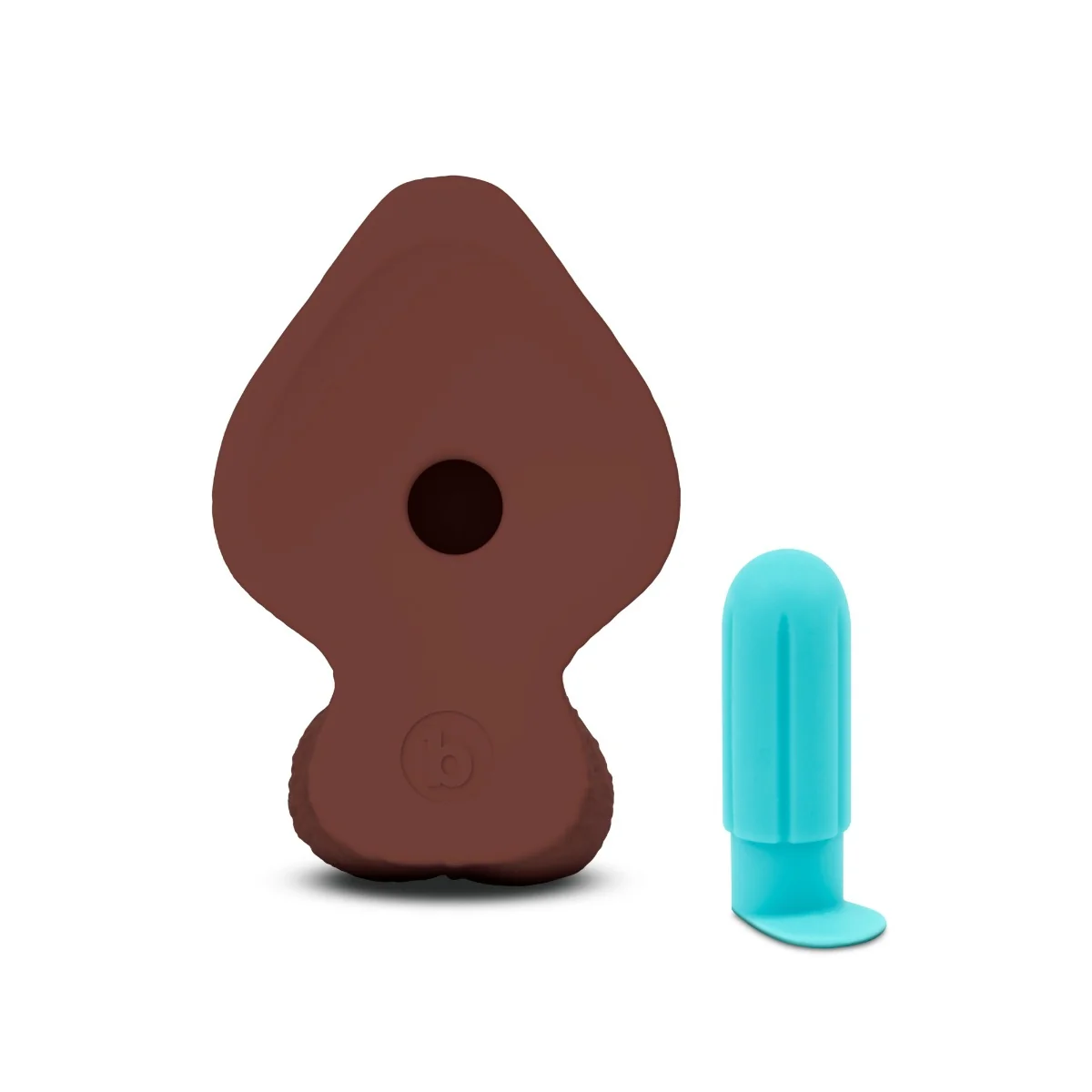 40-b-vibe-slipskin-8-realistic-silicone-dildo-in-girthy-brown-5.webp b-Vibe SlipSkin 8" Realistic Silicone Dildo in Girthy Brown