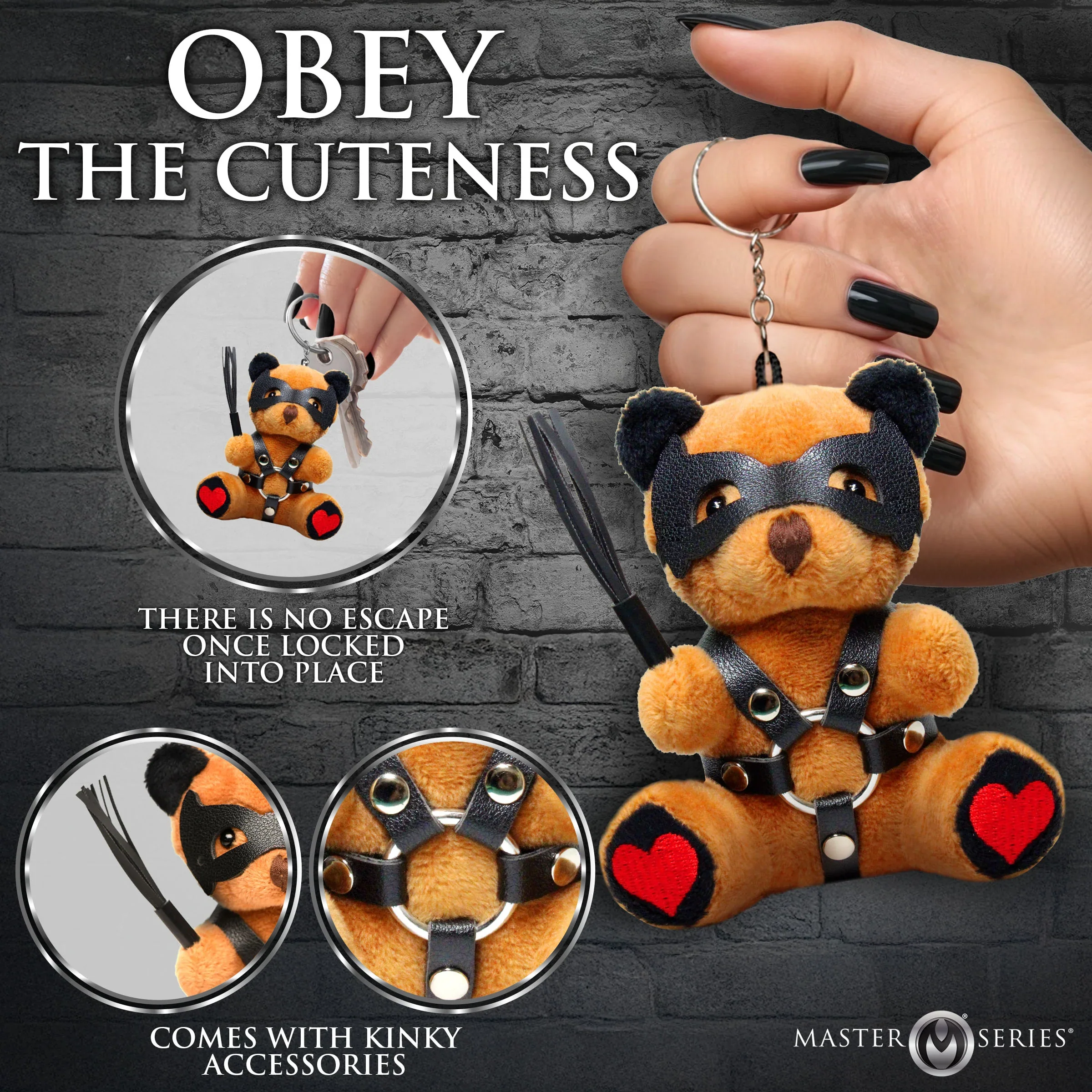 Dom Bear Keychain