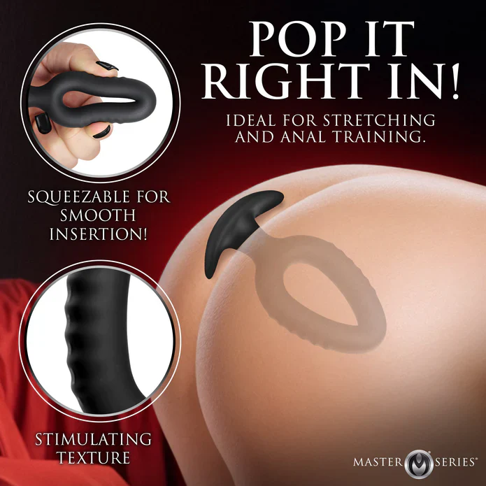 3 Piece Hollow Silicone Anal Trainer Set by Master Series