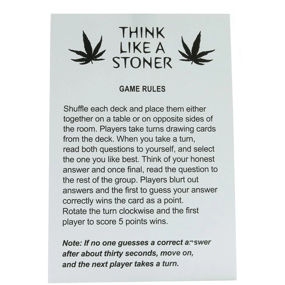 Think Like a Stoner Game