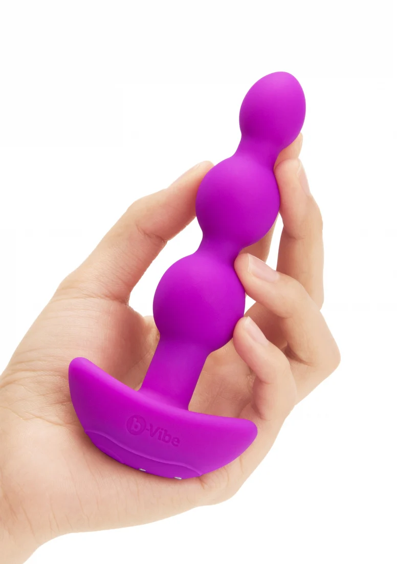 b-Vibe Triplet Anal Beads - Fuchsia