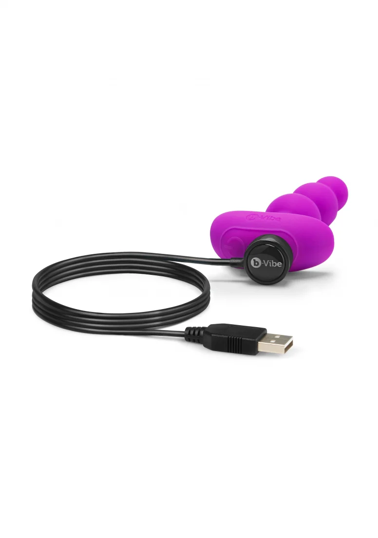 b-Vibe Triplet Anal Beads - Fuchsia
