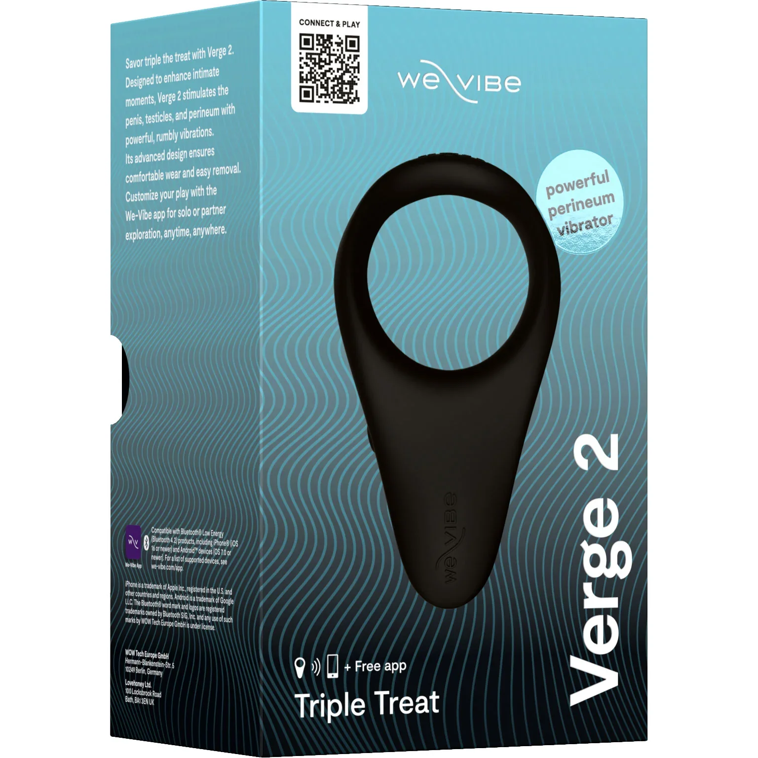 We-Vibe Verge 2 Vibrating Silicone Cock Ring
