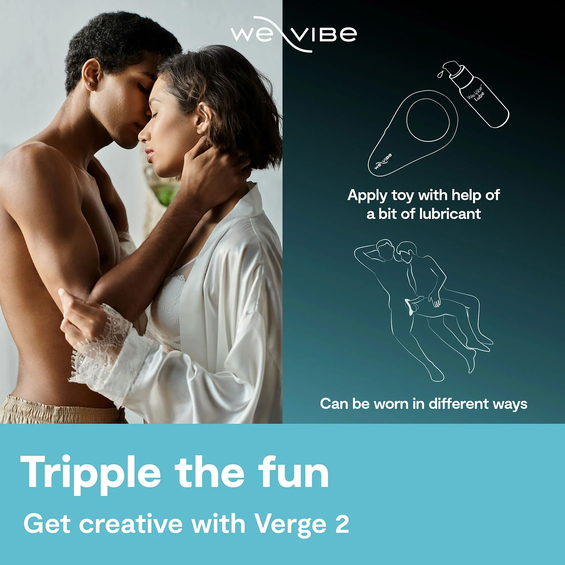 We-Vibe Verge 2 Vibrating Silicone Cock Ring