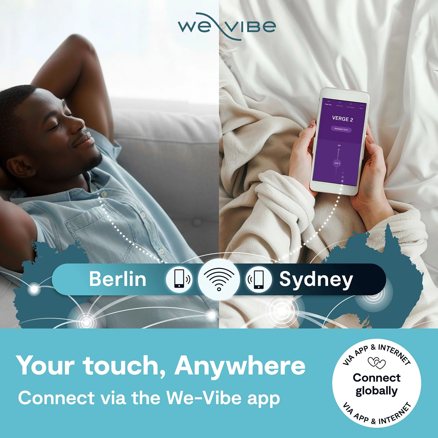 We-Vibe Verge 2 Vibrating Silicone Cock Ring