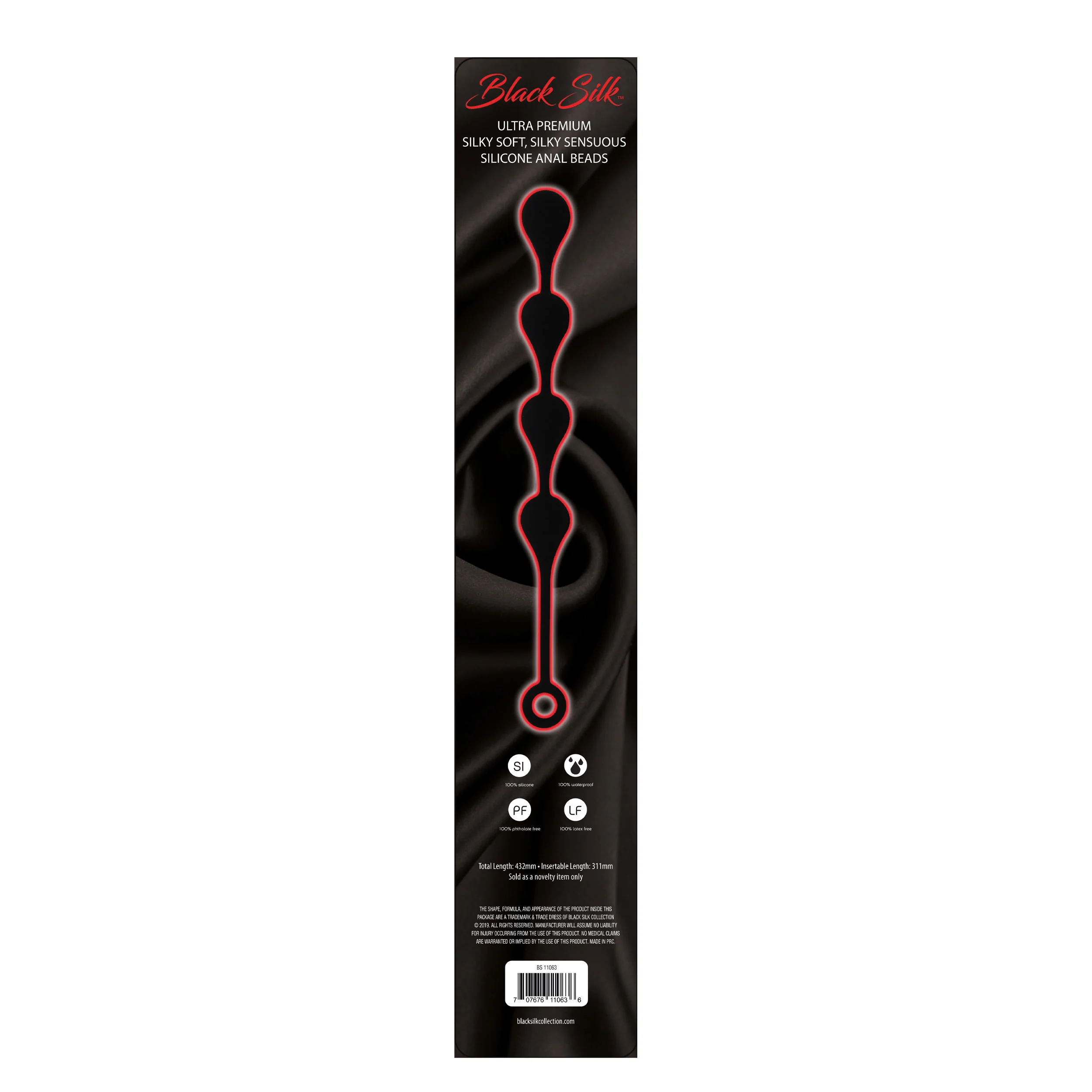 540-black-silk-large-4-teardrop-anal-beads-3.webp Black Silk Large 4 Teardrop Anal Beads