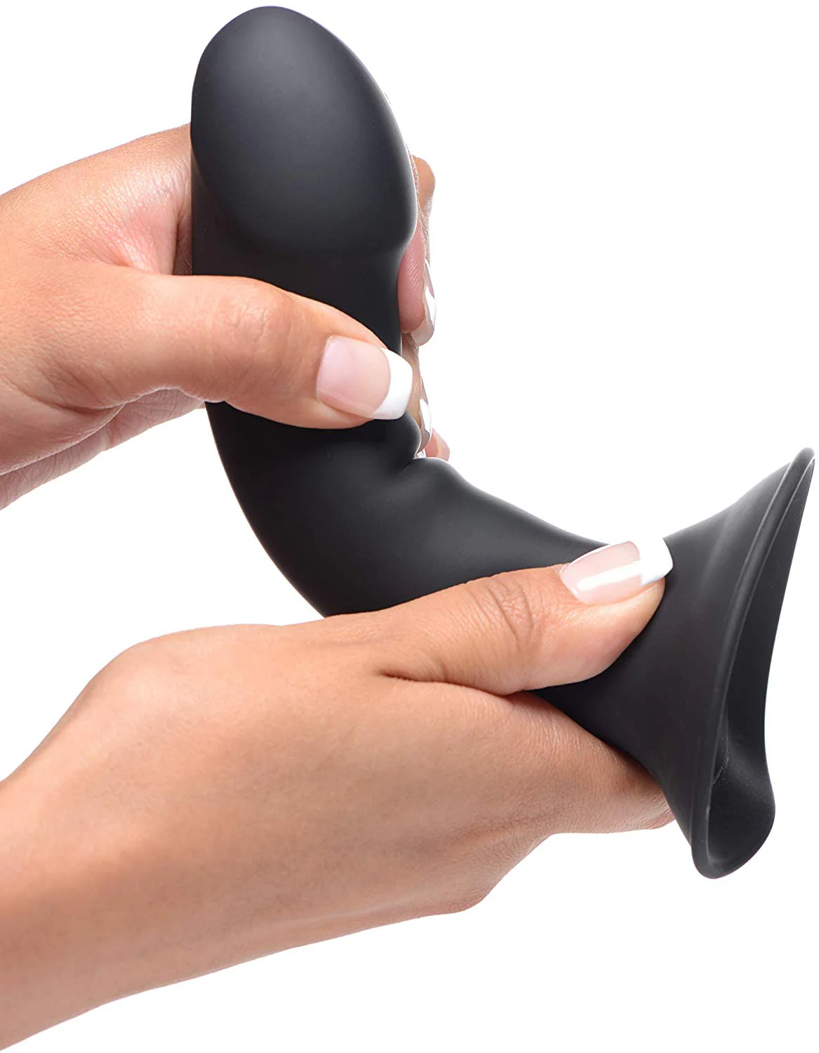Squeezable Phallic Dildo - Black