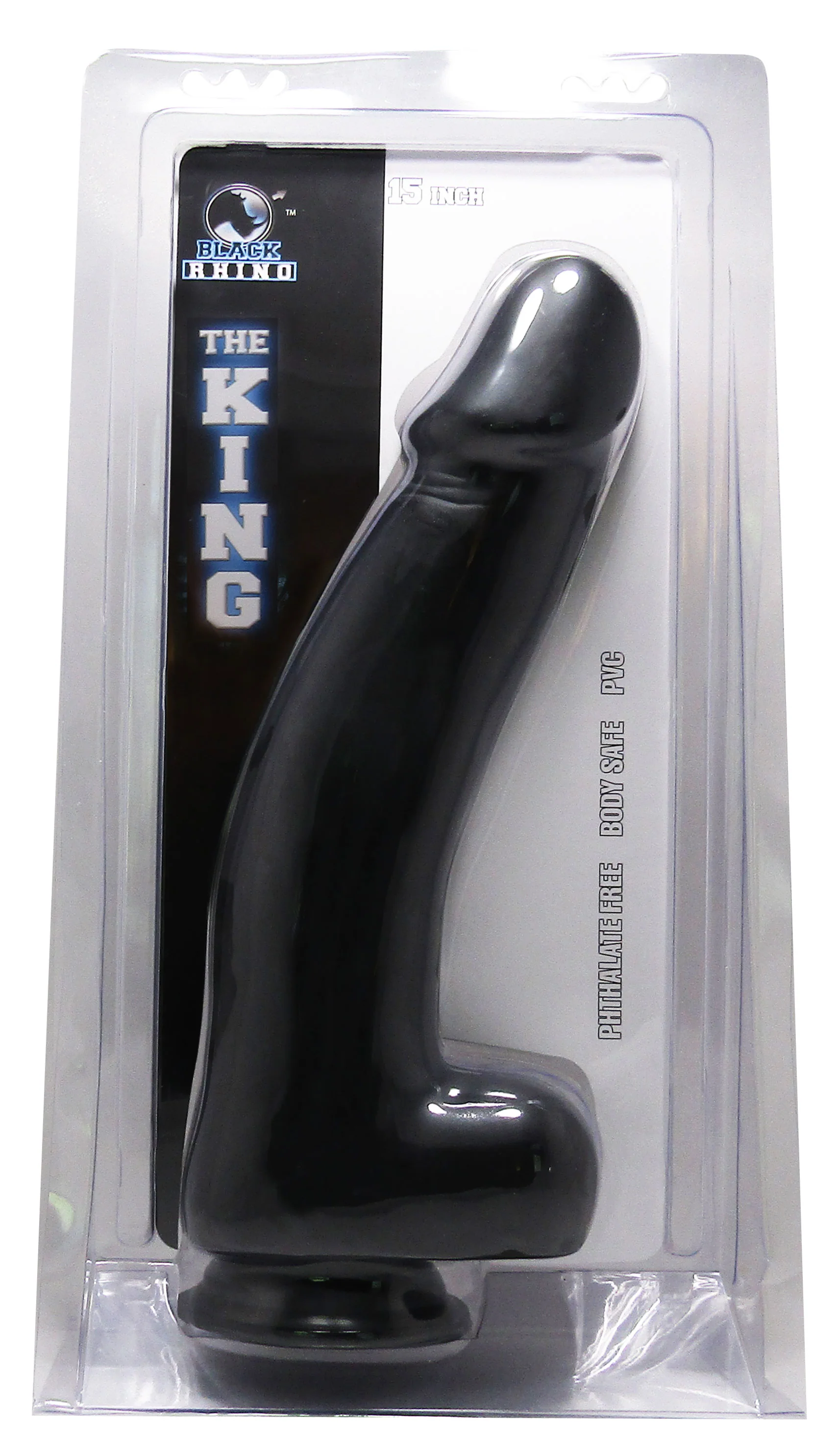 BLACK RHINO KING DILDO
