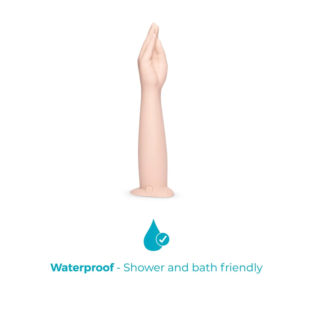 b-Vibe 16.5 Inch Silicone Hand Fisting Dildo with Suction Base