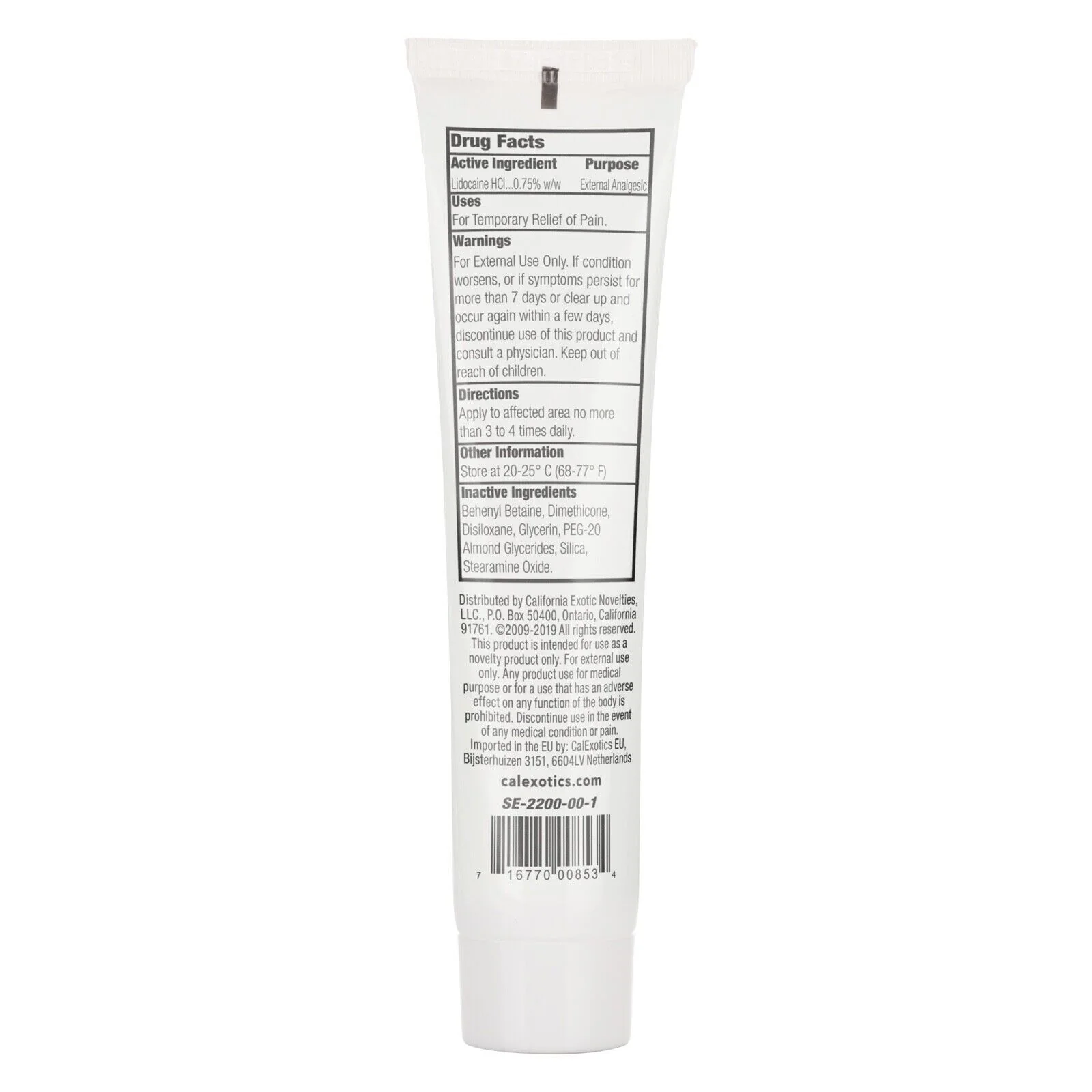 Anal Eze Gel Lube - 1.5 oz