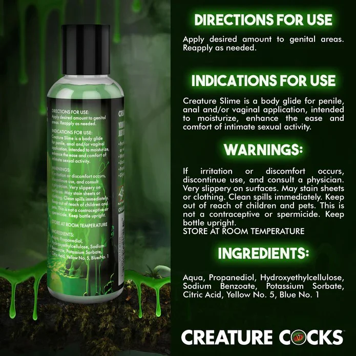687-creature-slime-4oz-green-slime-water-based-lubricant-4.webp Creature Slime 4oz Green Slime Water-Based Lubricant