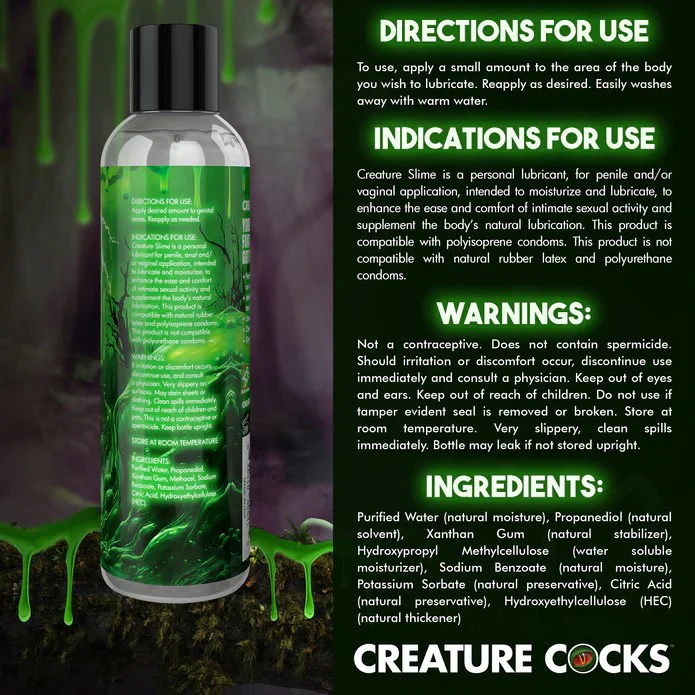 695-creature-slime-8oz-clear-water-based-lubricant-5.webp Creature Slime 8oz Clear Water-Based Lubricant