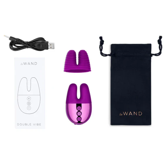 Le Wand Double Vibe in Dark Cherry