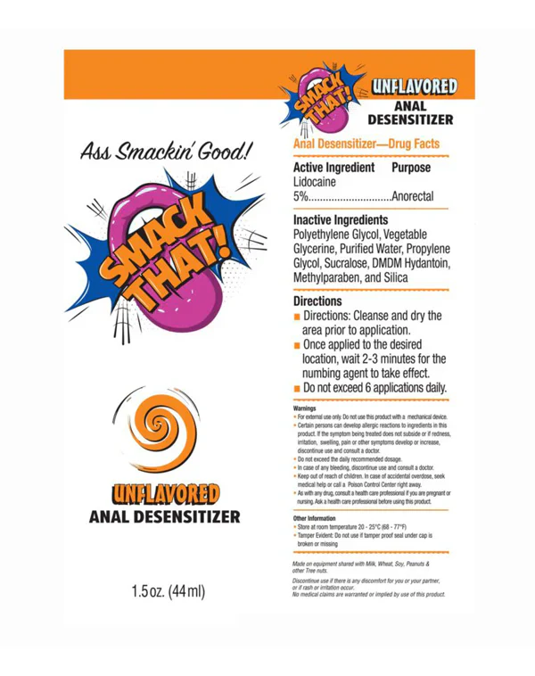 Smack That Unflavored Anal Desensitizer 1.5oz