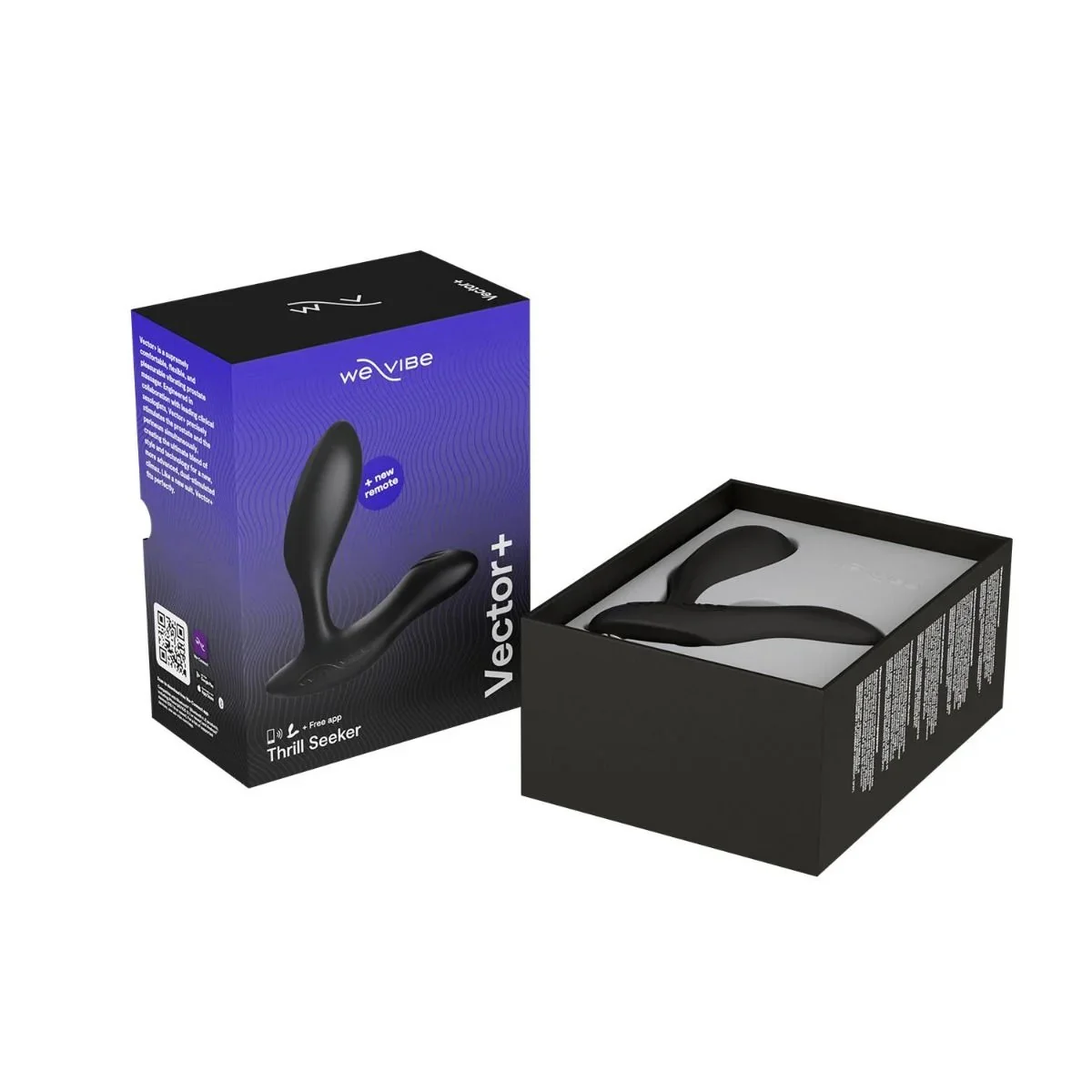 Vector+ Prostate Vibrator by We-Vibe in Black