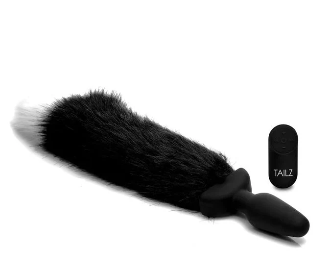 Tailz Waggerz Moving And Vibrating Fox Tail Anal Plug
