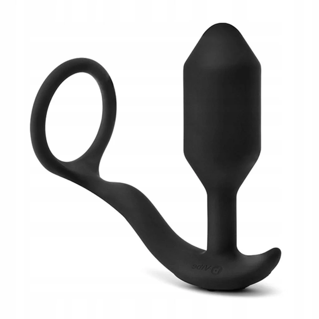 741-b-vibe-snug-tug-weighted-silicone-plug-penis-ring-medium-1.webp b-Vibe Snug & Tug Weighted Silicone Plug & Penis Ring - Medium
