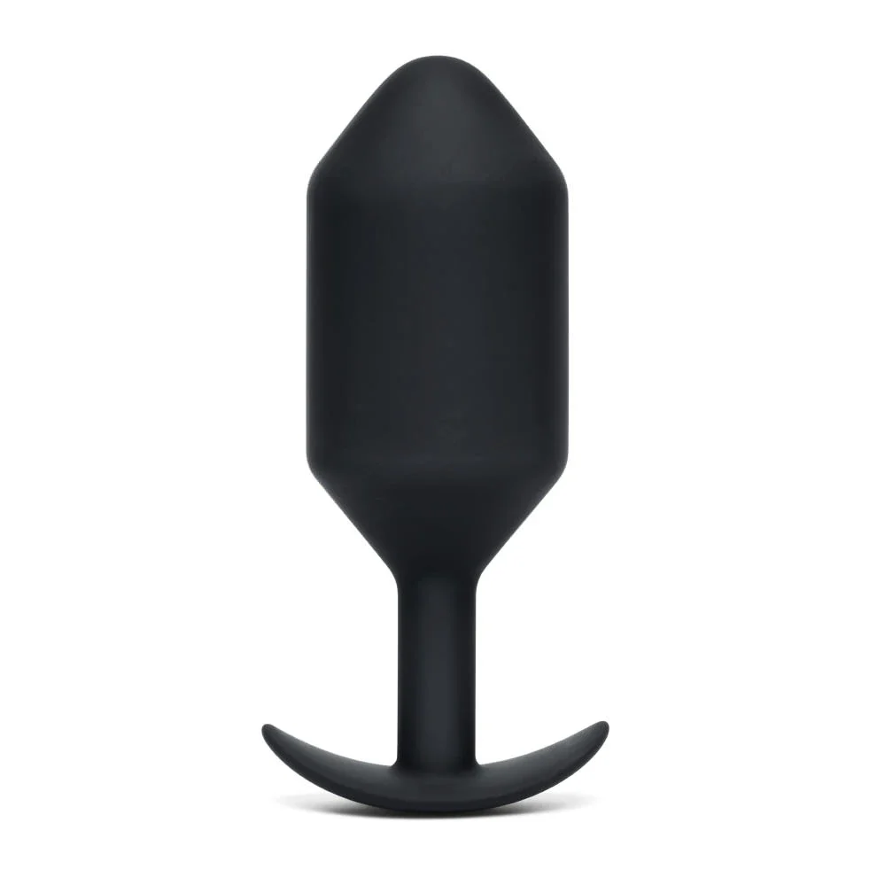 744-b-vibe-snug-plug-7-weighted-black-1.webp b-Vibe Snug Plug 7 Weighted - Black