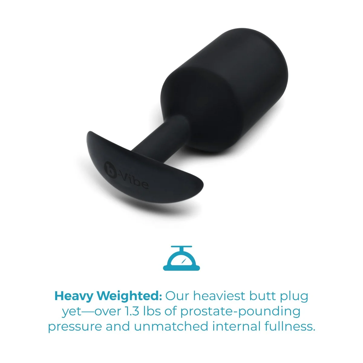 b-Vibe Snug Plug 7 Weighted - Black