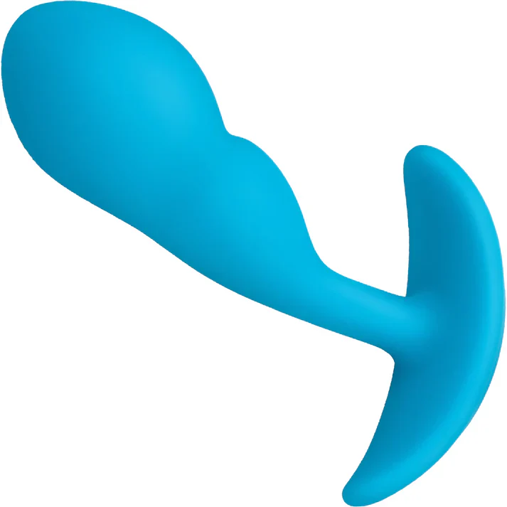 b-Vibe Remote Control P-Spot Snug Plug in Blue