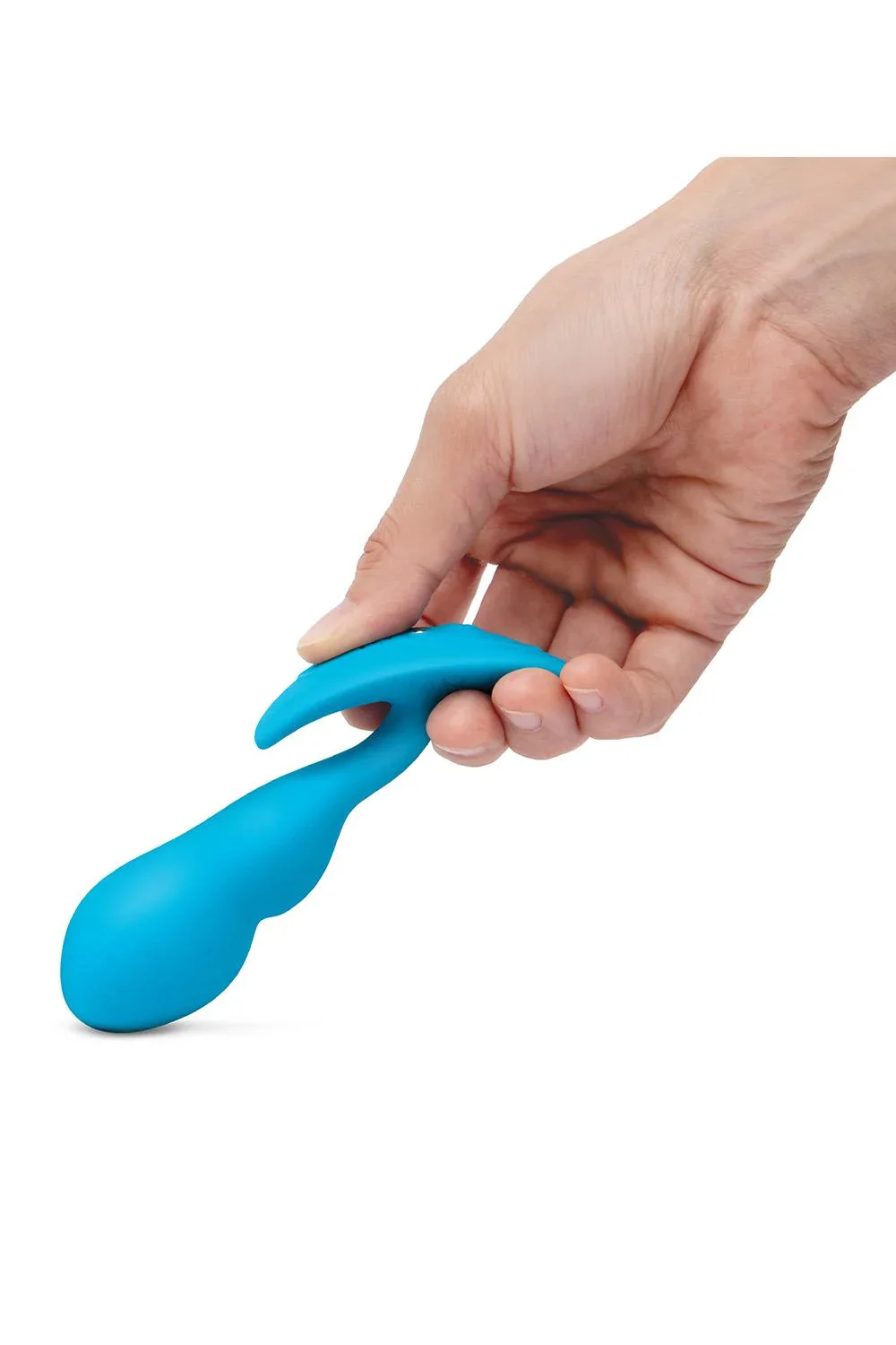 b-Vibe Remote Control P-Spot Snug Plug in Blue