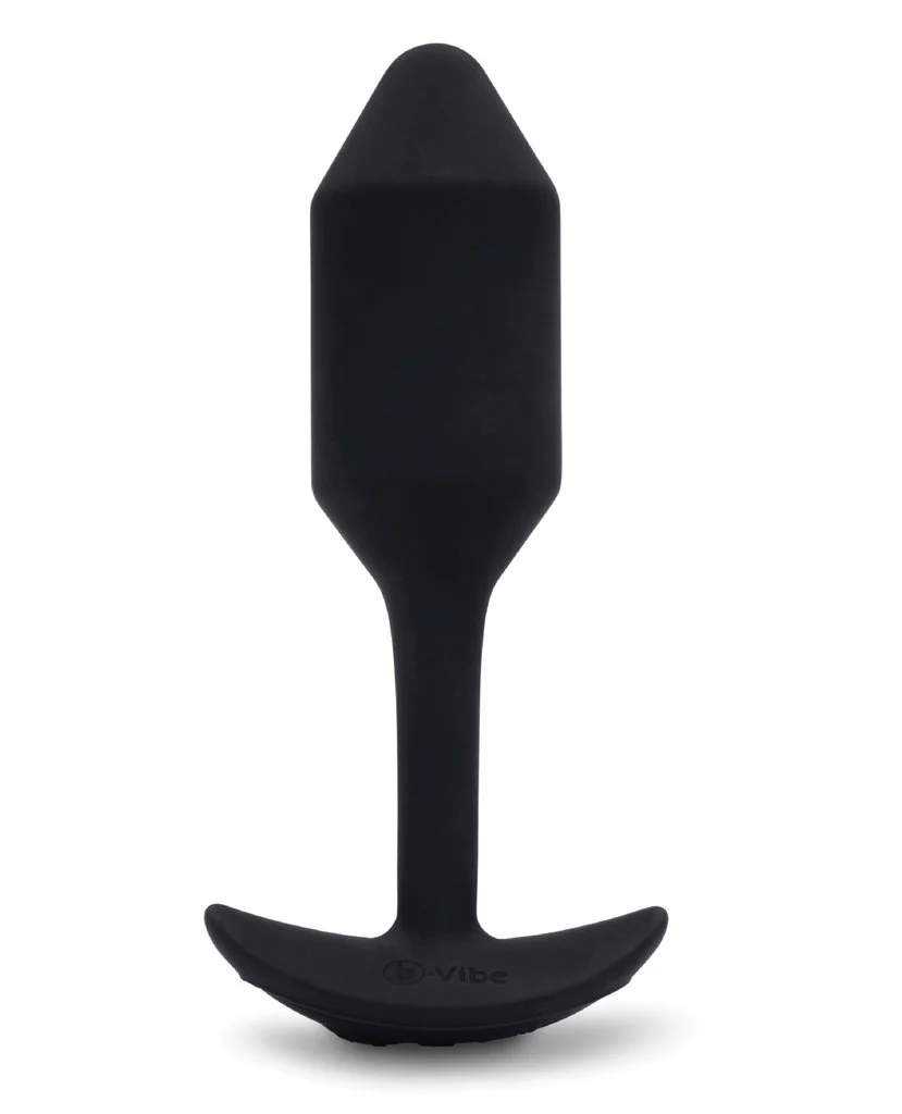 750-b-vibe-vibrating-weighted-snug-plug-m-black-1.webp b-Vibe Vibrating Weighted Snug Plug M - Black