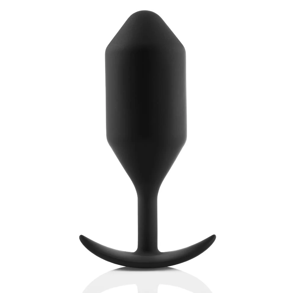 774-b-vibe-snug-plug-5-weighted-black-1.webp b-Vibe Snug Plug 5 Weighted - Black