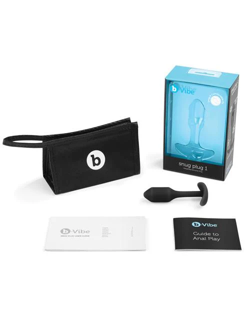 b-Vibe Snug Plug 1 Weighted - Black