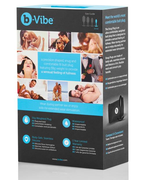 b-Vibe Snug Plug 1 Weighted - Black