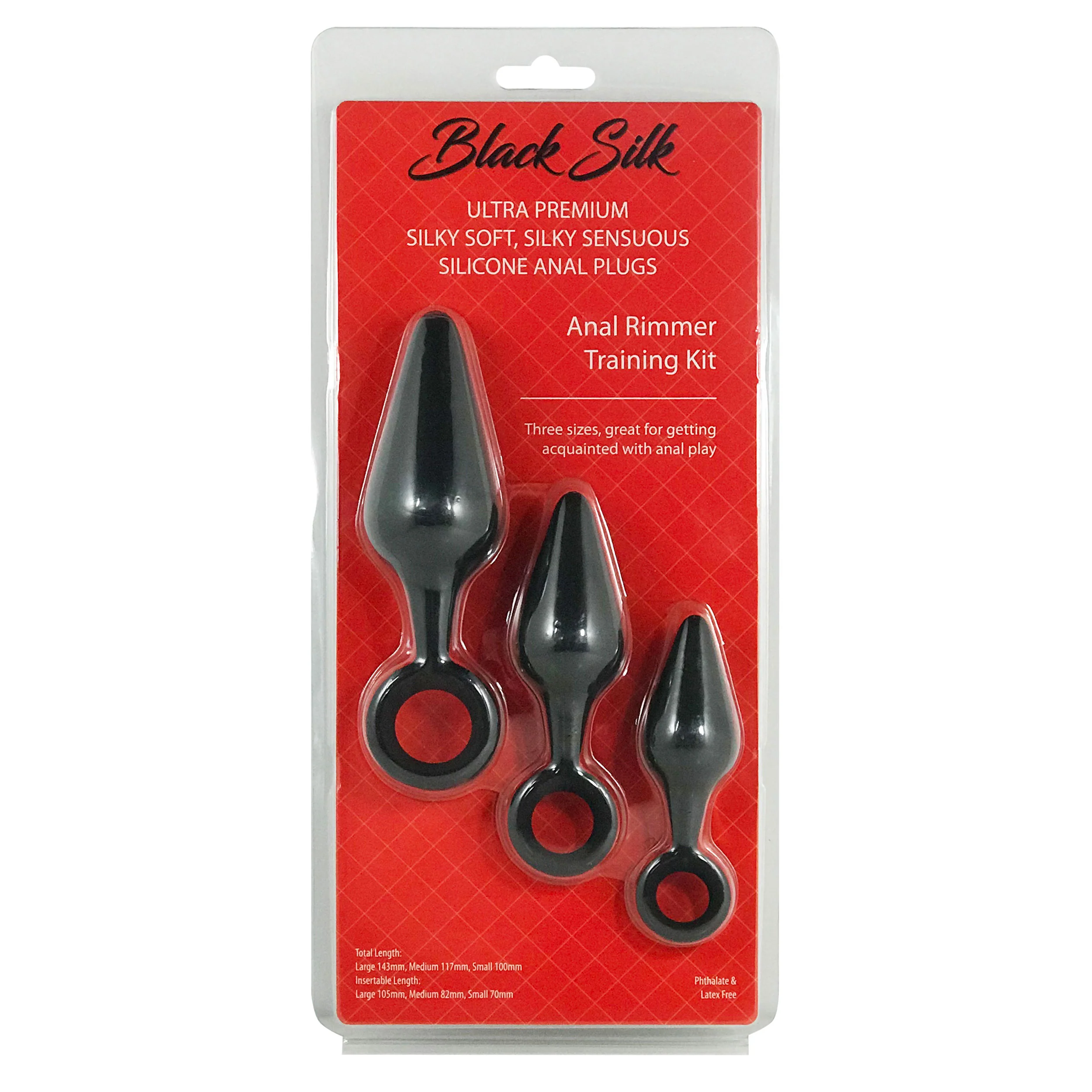 Black Silk Anal Rimmer Training Kit