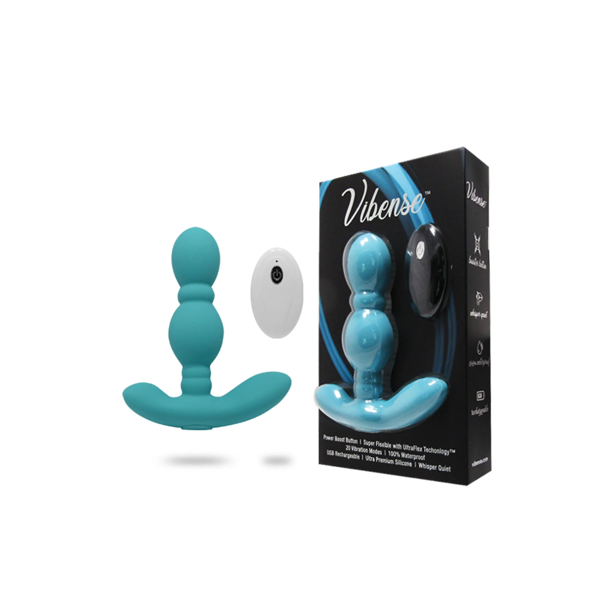 824-vibense-magic-remote-short-plug-teal-3.webp Vibense Magic Remote Short Plug - Teal