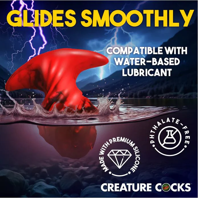 Dragonspawn Silicone Butt Plug by Creature Cocks - Large
