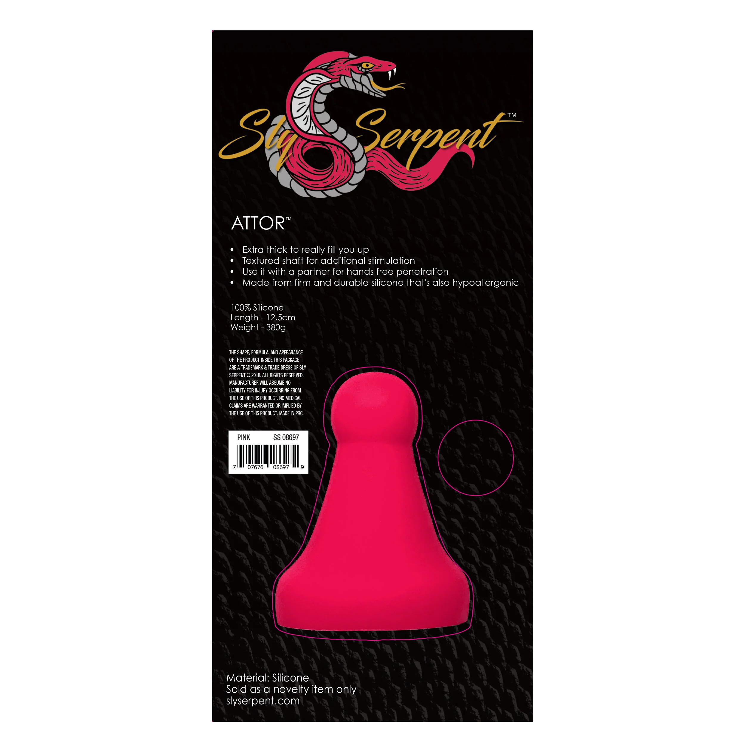 Sly Serpent Pink Attor Plug