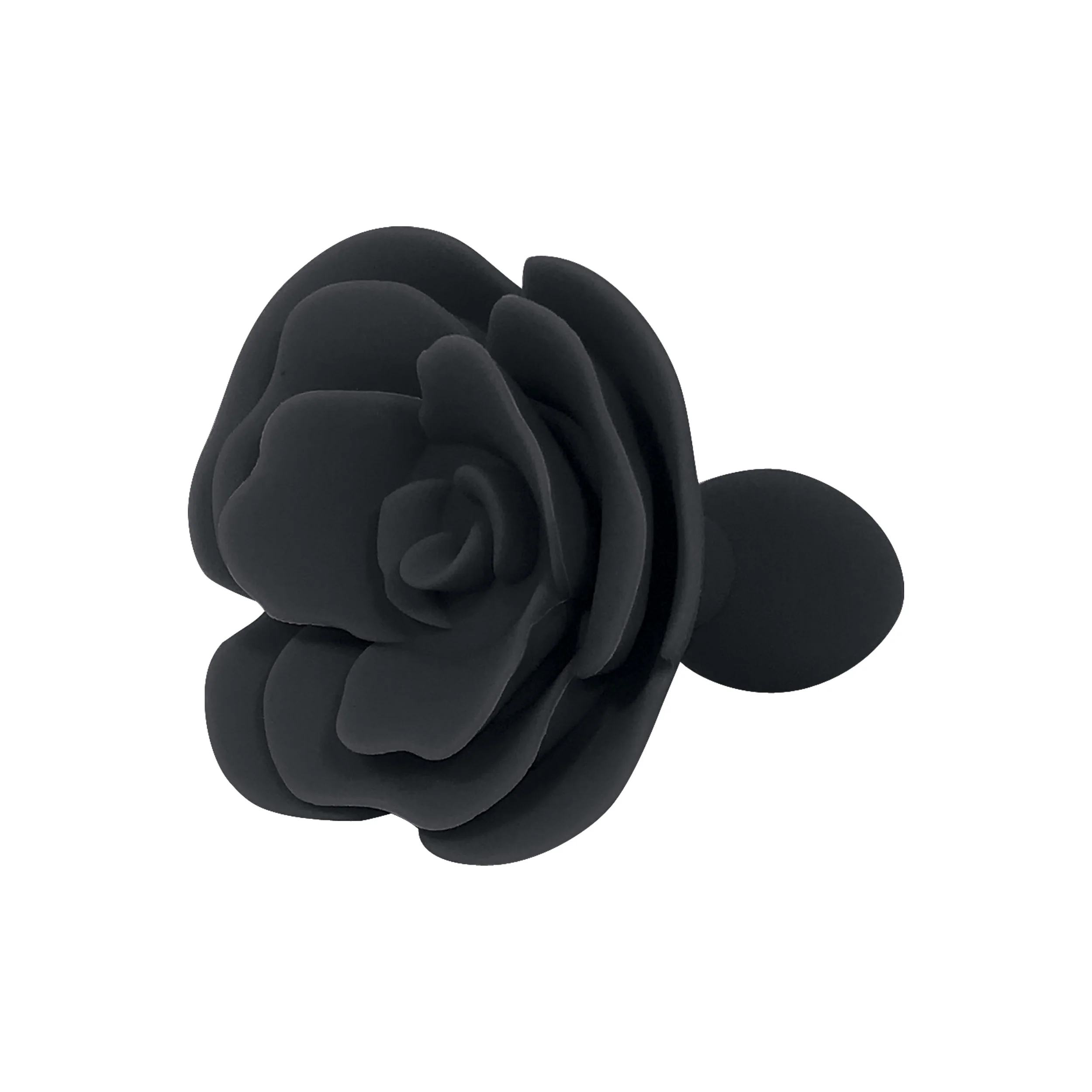 904-black-rose-silicone-butt-plug-1.webp Black Rose Silicone Butt Plug